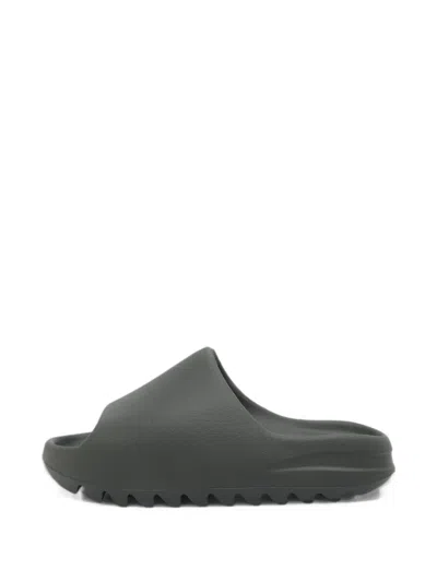 Pre-owned Adidas Originals Flat Slides In Black