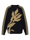 ADIDAS ORIGINALS FLORAL-EMBROIDERED JUMPER