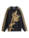 ADIDAS ORIGINALS FLOWER-EMBROIDERED JUMPER