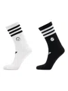 Adidas Originals Football Crew Socks (pack Of Two) In White