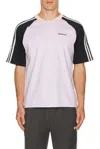 Adidas Originals Adidas X Wales Bonner Cali 3-stripes Cotton T-shirt In White