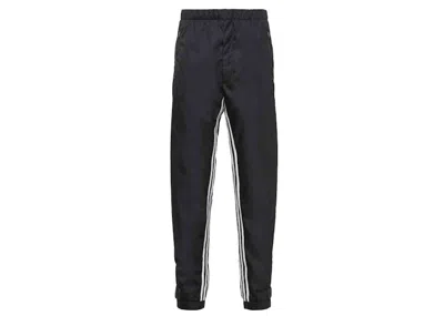 Pre-owned Adidas Originals For Prada Renylon Pants In Black