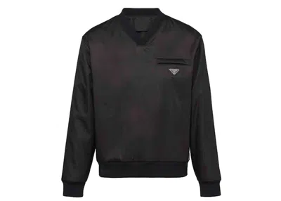 Pre-owned Adidas Originals For Prada Renylon Sweatshirt In Black