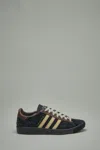 Adidas Originals Brain Dead Forest Hills Leather-trimmed Textured-suede Sneakers In Black