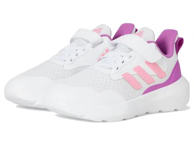 Adidas Originals Fortarun 2.0 Shoes (little Kid) Kids Shoes White/bliss Pink/flash Pink : 2 Little Kid M, Rubber