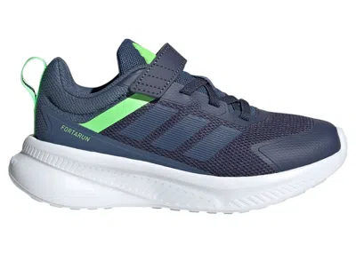 Pre-owned Adidas Originals Fortarun 4.0 Sneakers In Shadow Navy Blue/preloved Ink/lime Burst