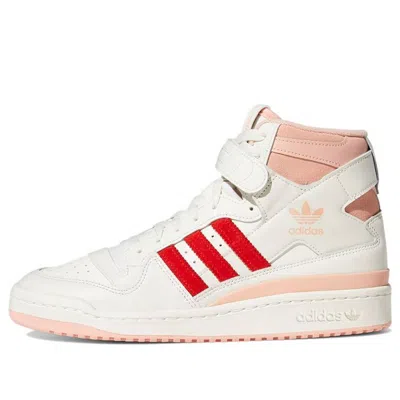 Adidas Originals Forum 84 Hi Shoes 'off White Glow Pink Vivid Red'