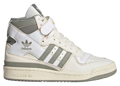 Pre-owned Adidas Originals Forum 84 Hi (women's) Sneakers In Off White/silver Pebble/cloud White In Multi