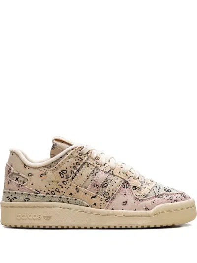 Adidas Originals Forum 84 Low Cl Patterned Sneaker In Neutral
