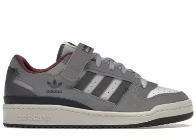 Pre-owned Adidas Originals Forum 84 Low Home Alone 2 Sneakers In Charcoal Solid Grey/crystal White/grey Four