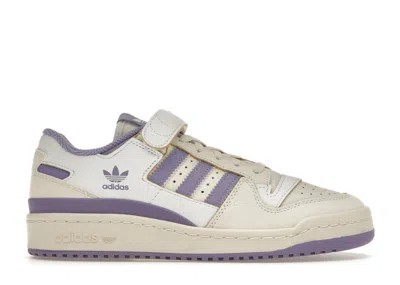 Pre-owned Adidas Originals Forum 84 Low Lilac (women's) Sneakers In Off White/footwear White