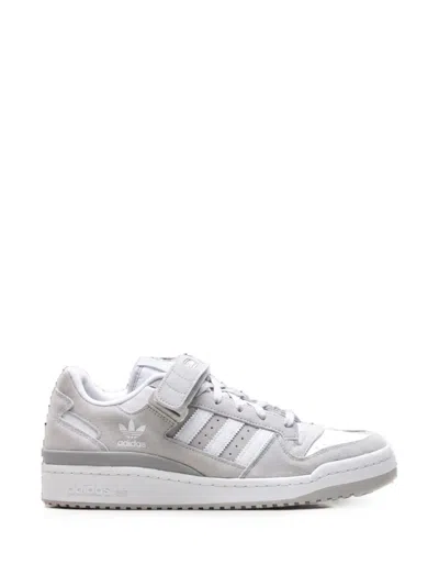 Adidas Originals Forum '84 Suede-panel Sneakers In Gray