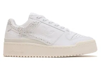 Pre-owned Adidas Originals Forum Bold Crystal White (women's) Sneakers In Cloud White/off White/sonic Fuchsia