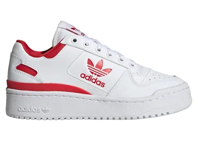 Pre-owned Adidas Originals Forum Bold Sneakers In Cloud White/better Scarelet Red/bright Red