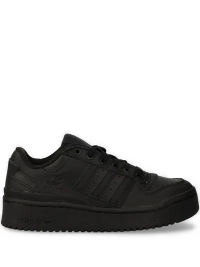 Adidas Originals Forum Bold Stripes Sneakers In Black