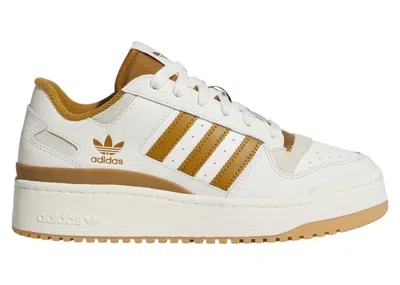 Pre-owned Adidas Originals Forum Bold Stripes White (women's) Sneakers In Cloud White/bronze Strata/off White