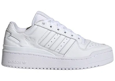 Pre-owned Adidas Originals Forum Bold Stripes (women's) Sneakers In Cloud White/core Black