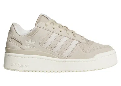 Pre-owned Adidas Originals Forum Bold Stripes (women's) Sneakers In Wonder Beige/off White In Multi