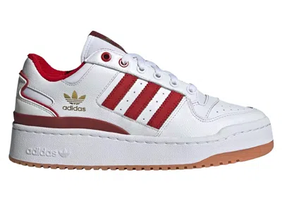 Pre-owned Adidas Originals Forum Bold White (women's) Sneakers In Cloud White/better Scarelet Red/preloved Ruby