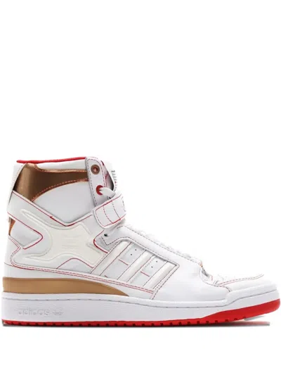 Adidas Originals Forum Hi Og Trainers In White