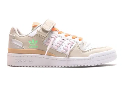 Pre-owned Adidas Originals Forum Lace Low White Orange Pink (women's) Sneakers In Footwear White/clear Brown/grey One