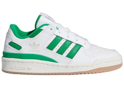 Pre-owned Adidas Originals Forum Low Cl Sneakers In Cloud White/green In Multi