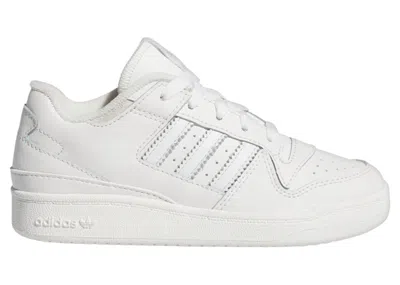 Pre-owned Adidas Originals Forum Low Cl Sneakers In Core White/cloud White/grey One In Multi