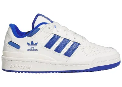 Pre-owned Adidas Originals Forum Low Cl Sneakers In Core White/royal Blue