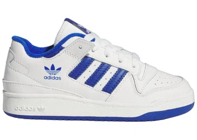 Pre-owned Adidas Originals Forum Low Cl Sneakers In Core White/royal Blue