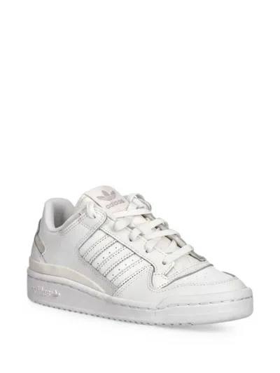 Adidas Originals Kids' Forum Low Cl Three-stripe Sneakers In White
