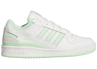 Pre-owned Adidas Originals Forum Low Cl (women's) Sneakers In Cloud White/semi Green Spark