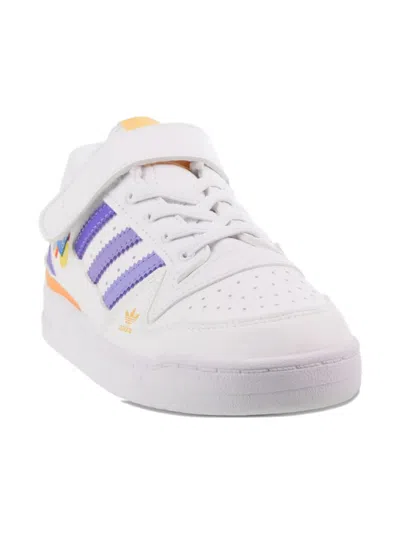 Adidas Originals Babies' Forum Low "fruits & Rainbow Patches" Sneakers In White