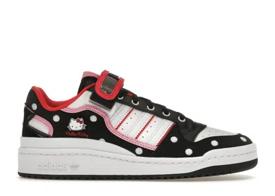 Pre-owned Adidas Originals Forum Low Hello Kitty (women's) Sneakers In Core Black/footwear White/bliss Pink