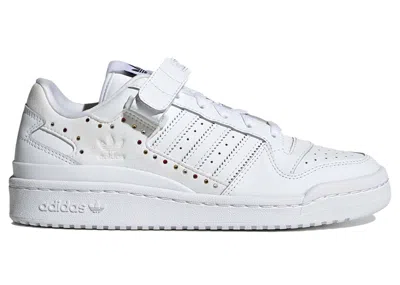Pre-owned Adidas Originals Forum Low Swarovski White (women's) Sneakers In Cloud White/core Black