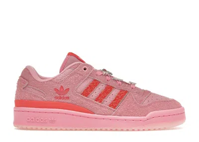 Pre-owned Adidas Originals Forum Low The Grinch Cindylou Who (women's) Sneakers In Bliss Pink/bright Red