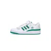 Adidas Originals Forum 84 Low-top Sneakers In Cloud White/green/lucid Pink