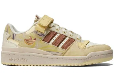 Pre-owned Adidas Originals Forum Low White Yellow (women's) Sneakers In Chalk White/clay Strata/easy Yellow In Multi