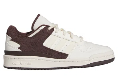 Pre-owned Adidas Originals Forum Low (women's) Sneakers In Cloud White/shadow Brown/cream White