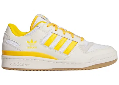 Pre-owned Adidas Originals Forum Low (women's) Sneakers In Cream White/crew Yellow/cloud White In Multi