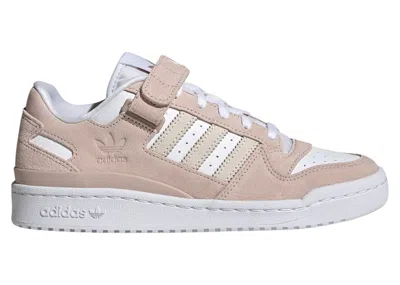 Pre-owned Adidas Originals Forum Low (women's) Sneakers In Wonder Taupe/cream White/cloud White In Multi
