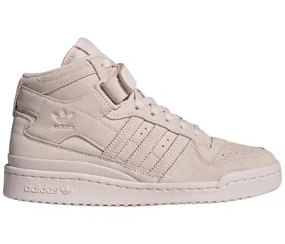 Pre-owned Adidas Originals Forum Mid (women's) Sneakers In Wonder Quartz/core Black/cream White