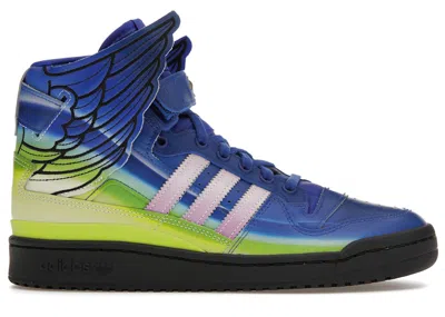 Pre-owned Adidas Originals Forum Motorsport Wings 4.0 Jeremy Scott Gradient Sneakers In Blue/shock Pink/light Pink In Multi