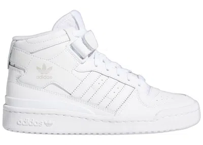 Pre-owned Adidas Originals Forum Sneakers In Cloud White