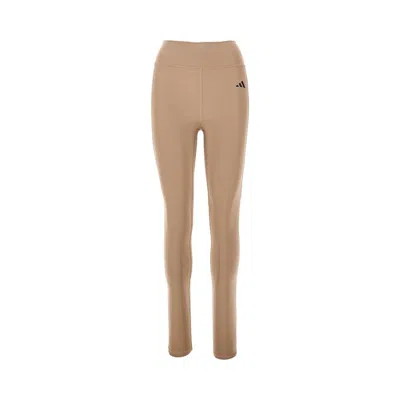 Adidas Originals Full-length Sporty Leggings In Brown