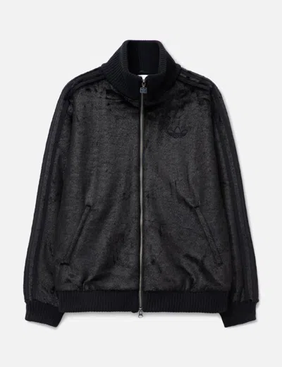 Adidas Originals Fur Track Top In Black