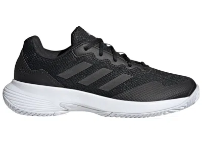 Pre-owned Adidas Originals Gamecourt 2.0 (women's) Sneakers In Core Black/silver Metallic