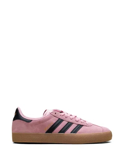 Adidas Originals Gazelle Adv Striped Sneakers In Pink