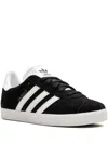Adidas Originals Adidas Boys Black Kids Gazelle Suede Trainers 4-9 Years In Black