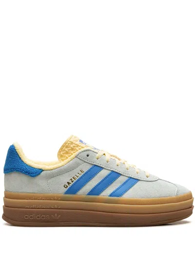 adidas gazelle silver green womens Women's adidas Gazelle Bold Clear Mint/Lucid Blue/Gold Metallic / 7