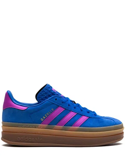ADIDAS ORIGINALS GAZELLE BOLD "BOLD BLUE/LUCID PINK" SNEAKERS